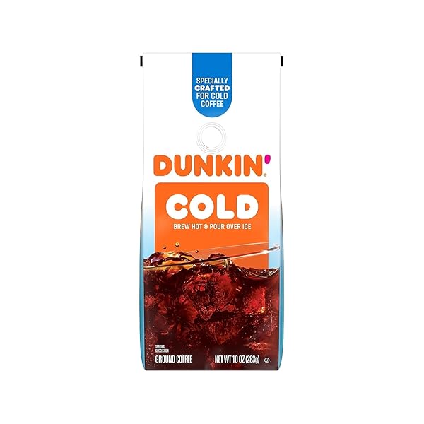 DUNKIN’ COLD GROUND COFFEE, 10 OUNCE (PACK FO 1)
