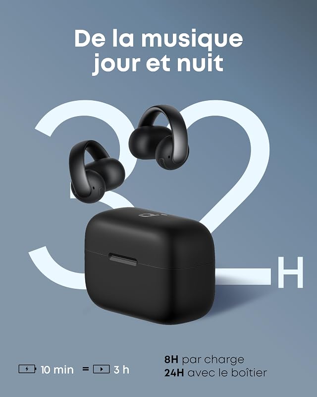 par Anker AeroClip Écouteurs Ouvert