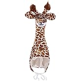 Amosfun Giraffe Hat Animal Party Parent Child Interactive Costume Accessory Stage Performance Giraffe Cap with Adjustable Strap for Adults and Kids Comfortable Wear 20.47 X 7.87 X 7.87 Inches