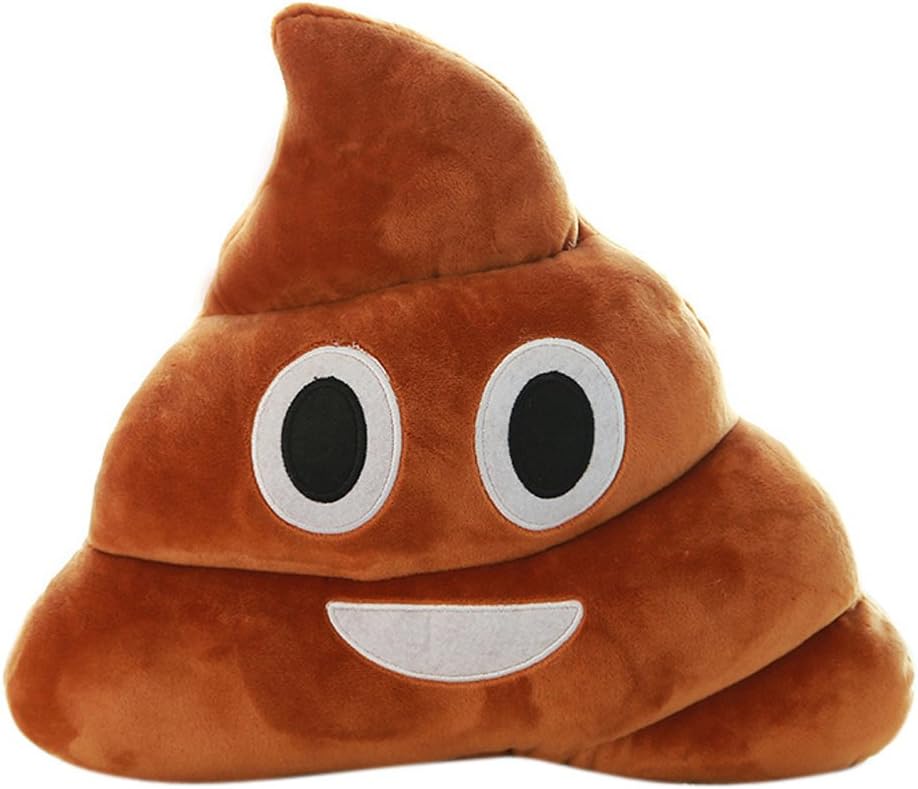 Amazon Com Sankuwen 1pc Funny Gift Emoji Poo Shape Pillow Car