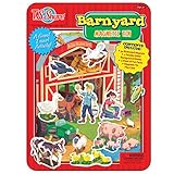 T.S. Shure Barnyard Friends Magnetic Tin Playset