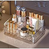 Organizador de maquiagem mesa, rack estojo prateleira de cosméticos, make pincel, perfumes, batons Porta jóias banheiro, clos