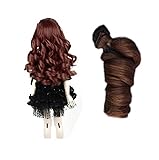 (Brown Color) 15*100cm BJD/SD Doll DIY Wig Lovely
