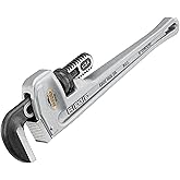 RIDGID 31100 Model 818 Aluminum Straight Pipe Wrench, 18-inch Plumbing Wrench