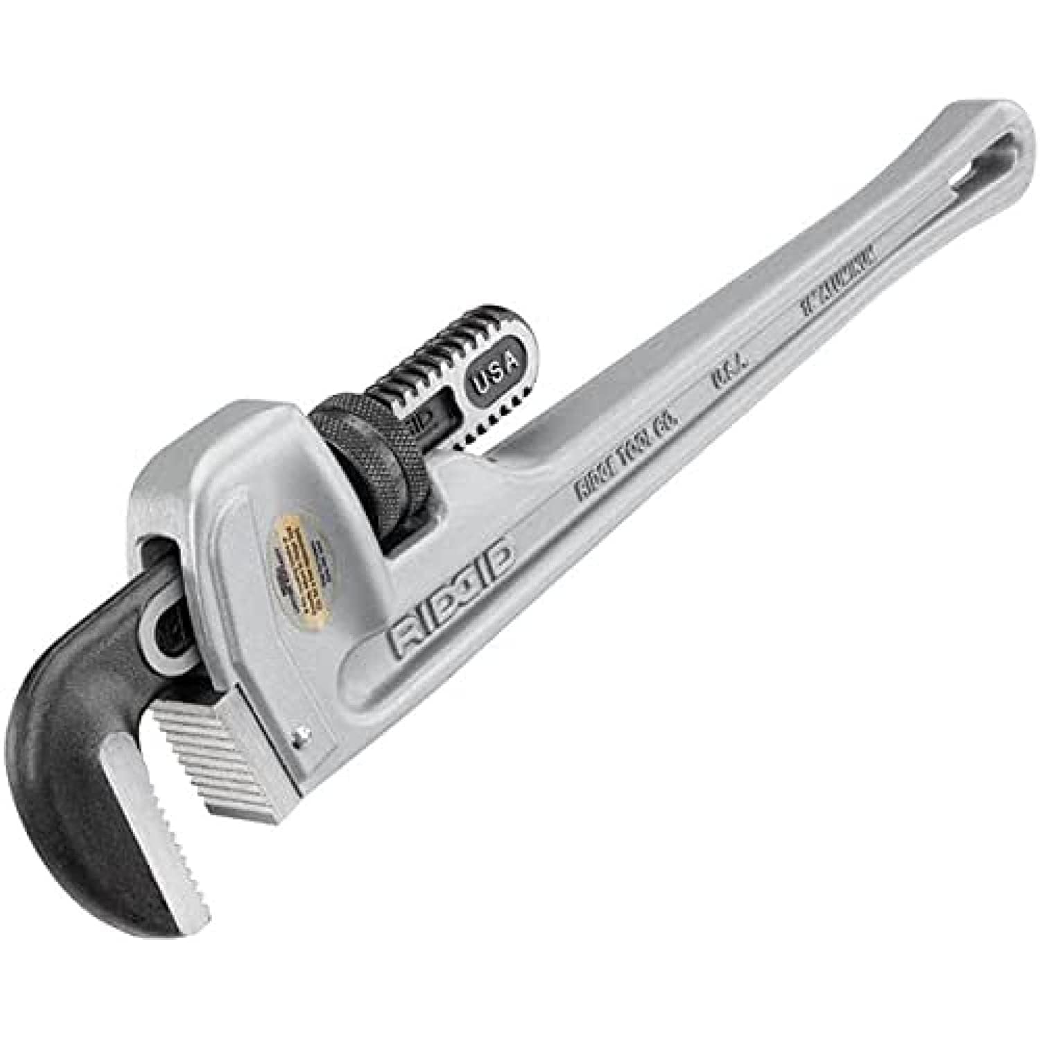 RIDGID 31100 Model 818 Aluminium Straight Pipe Wrench, 18-inch Plumbing Wrench