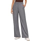 NIMIN Wide Leg Dress Pants for Women High Waisted Work Trousers Business Casual Palazzo Slacks 2025 with Pockets