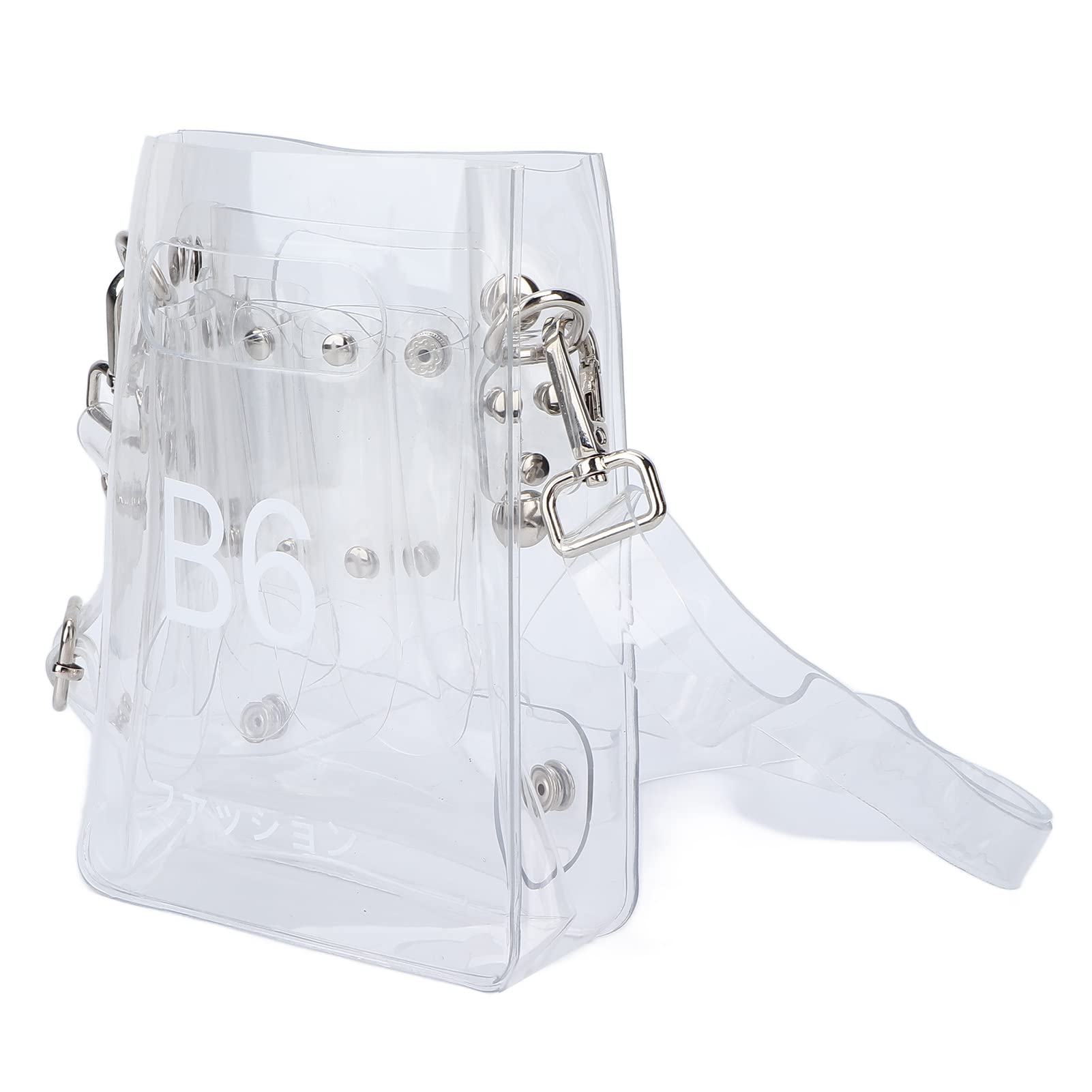 Hairdressing Barber Bag, Colorful Hair Scissor Barber Pouch-Shoulder Belt with Detachable Buckle for Salon Hairdressers Transparent