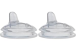 BELBEYO Sippy Spout Nipples for Comotomo Baby Bottles | 2-Count | Food Grade Silicone | Soft Spout | Spill-Proof | 4+ Months | Transition Nipples | Converts Baby Bottle to Sippy Cup (Variable Flow)