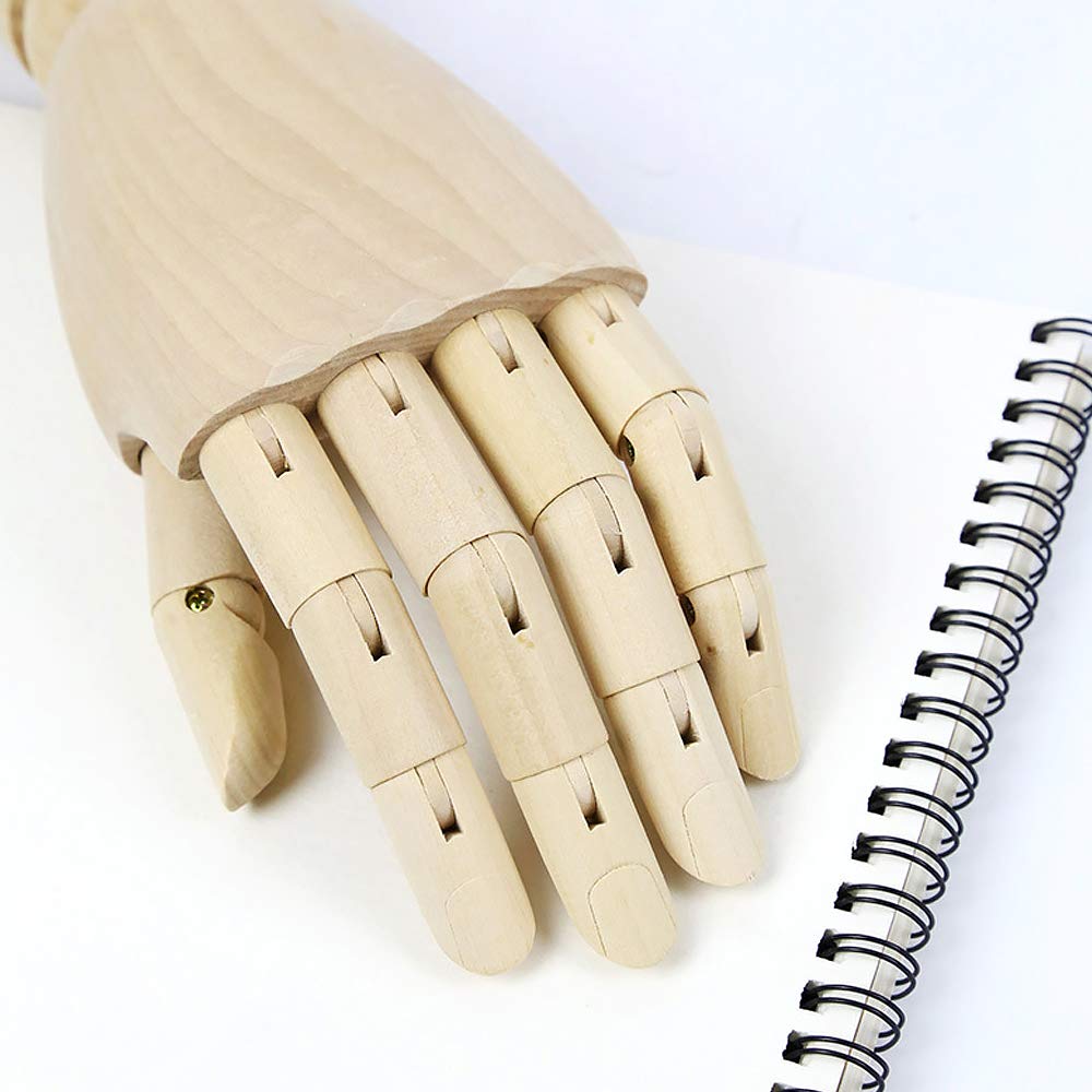 Manichino Mano In Legno Snodato - Modello Artistico 25 Cm Per Disegno - Foto 11
