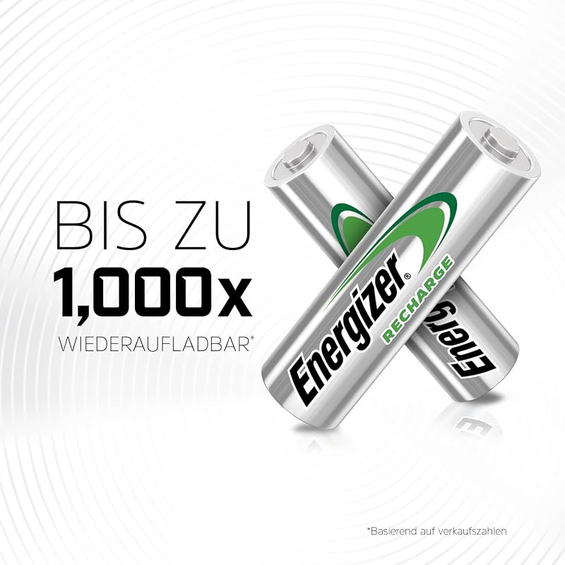 Recharge Power Plus - AA Akkus (8 Stück) - 2000 mAh NiMH Baterien