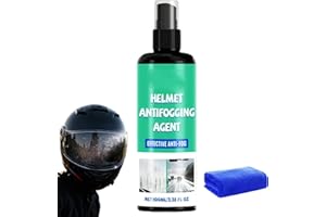 Helmet Anti Fog Spray | 100ml Lens Cleaner - Anti-Fog Visor Spray | for Goggles Hockey Football Sports Rain Water