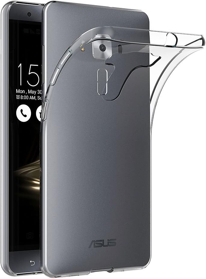 AICEK Asus Zenfone 3 Deluxe ZS570KL Case, Transparent Silicone Cover for Asus Zenfone 3 Deluxe Bumper Covers Clear Case (5.7 inch)