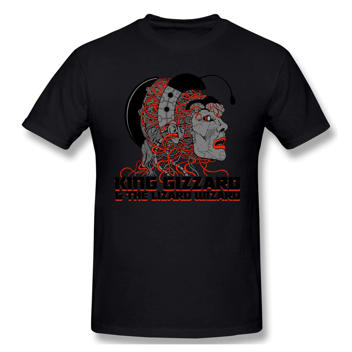 Kisdfinda King Gizzard And Lizard Wizard Summer Fashion Personality Print Short Sleeve T-s