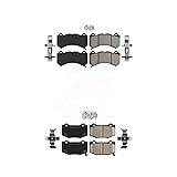 AmeriBRAKES Front Semi-Metallic Rear Ceramic Disc