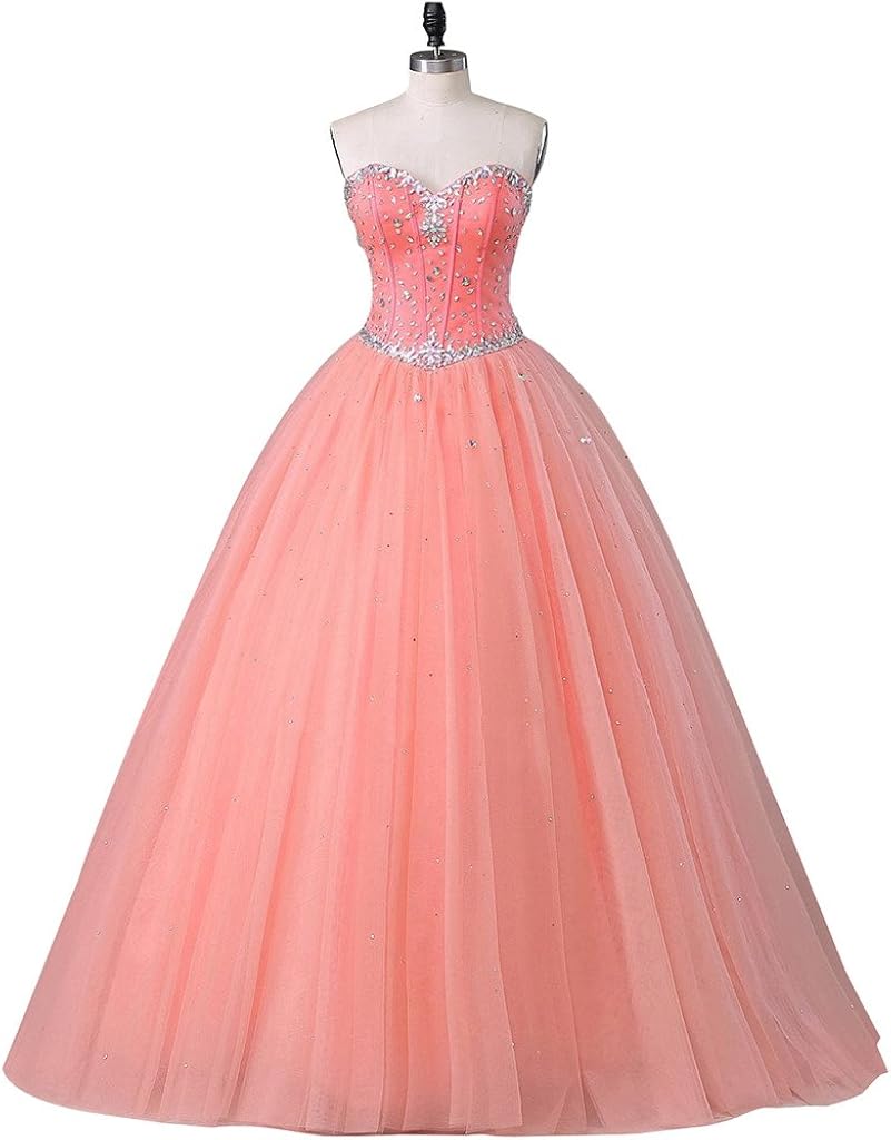 coral quinceanera dresses