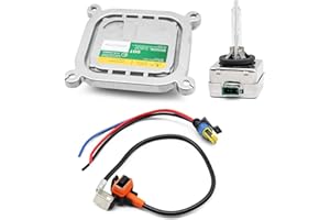 Aspaton Xenon Headlight Ballast Kit with Igniter & D3S Bulb Compatible with Mustang 2010-2019 8A5Z-13C170-A DL3Z-13C170-A 7L7Z-13N021-A