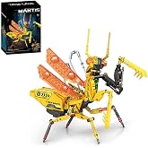 TIEDCWN Mechanical Praying Mantis Building Block Set, 680 PCS | Movable furniture display, office, insect hobby collector Insect Model Gift for Teens &amp; Adults