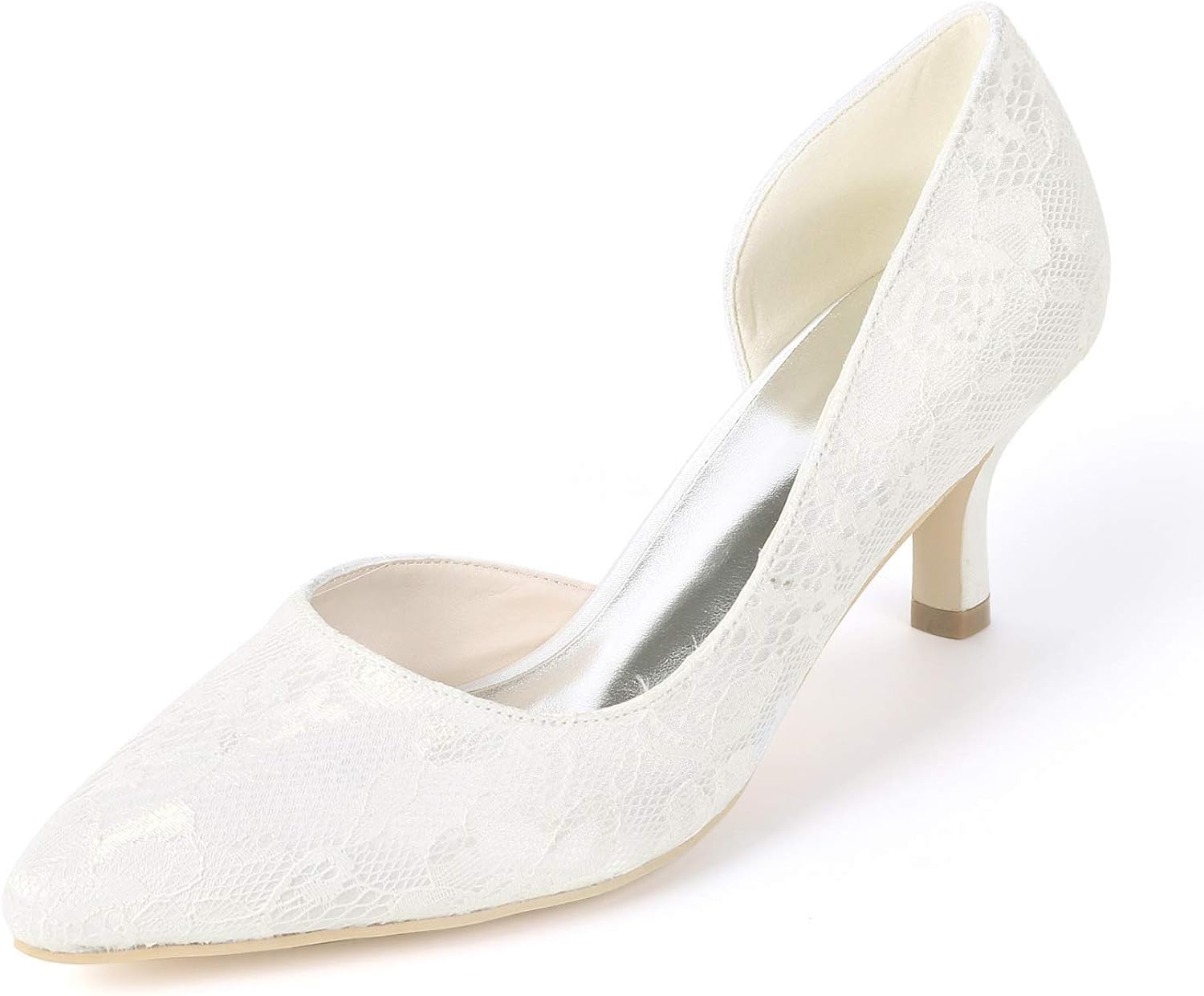 bridal mid heels