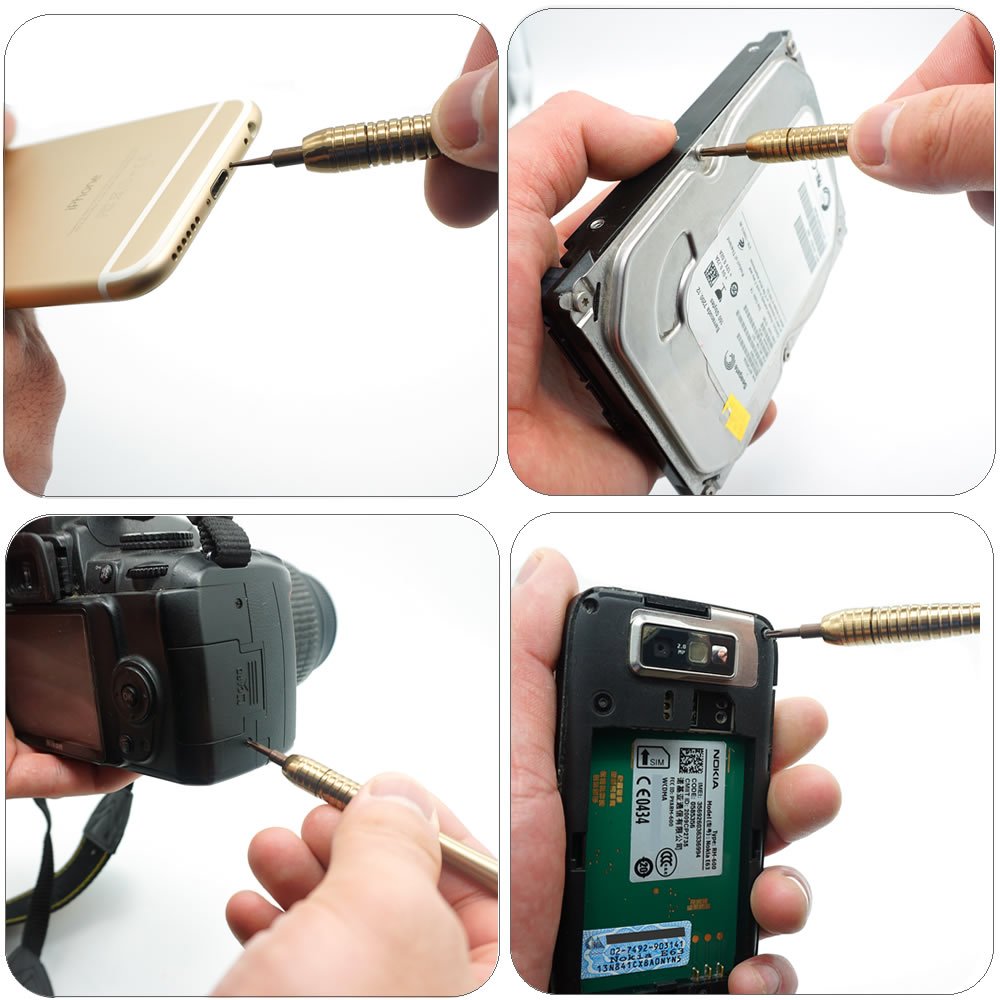 27 in 1 Precision Screwdriver Set with Torx Phillips Pentalobe Triwing Screwdriver Bit Set,Small Portable Opening Repair Tool Kit for iPhone,Macbook,iPad,Laptop,Watch & Glasses