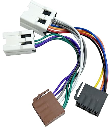 Câble Adaptateur ISO Pour Autoradio Nissan, Subaru - Compatible X-Trail, Qashqai, Forester, Altima - Connexion Facile