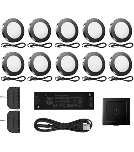 WAC Lighting - HR-LED87-BK - Ledme-4.8W 1 LED Round Recessed/Surface Mount Button Light-2.25 Inches Wide By 2.25 Inches High - View #9