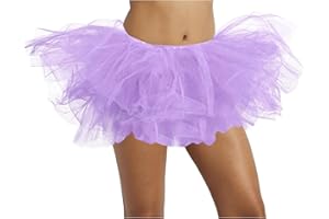 TISSPOMS Tutus for Women Adult, 5 Layered Adult Tutu Skirts for Women Girls Teens, 80s Tulle Ballet Tutus Skirt for Women Costumes