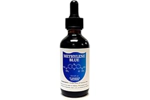 AQUA ALGAE Methylene Blue 1% USP >99.9% High Purity Aqueous Solution, 2 oz (60mL) Dropper Bottle
