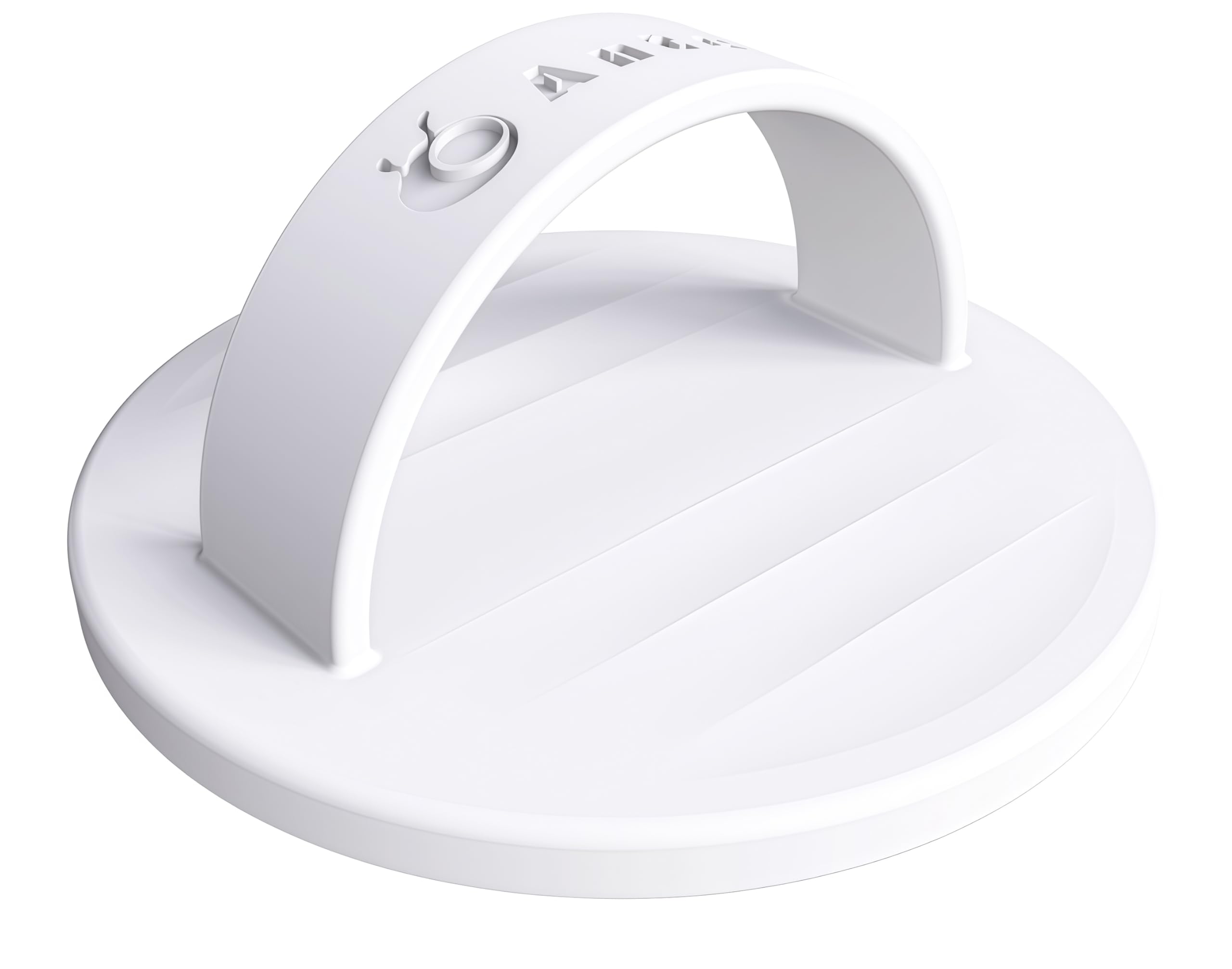 Anteel Magnetic Cellphone Grip Holder, Liquid Silicone Comfy and Portable, Removable Finger Loop Ring Holder for iPhone, Magnetic Loop for Magsafe Phone Case, Patent Pending (White)