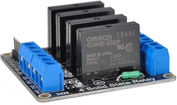 Lysignal 5V Módulo de relé de estado sólido de 4 canales con ...