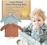 BIBaDO Long Sleeve Baby Bibs Coverall Weaning Bib 6-36 Months Waterproof view 1
