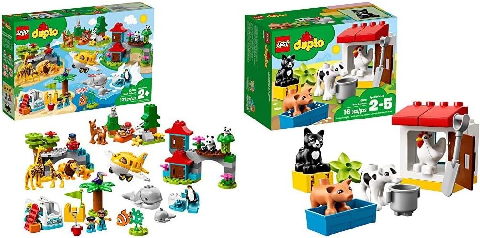 lego duplo town world animals