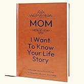 Mom, I Want to Know Your Life Story Journal - Hardcover Keepsake Book. The Gifts for Mom Birthday from Daughter Son to Tell Her Story. Sentimental Present for Thanksgiving, Christmas & Mother’s Day
