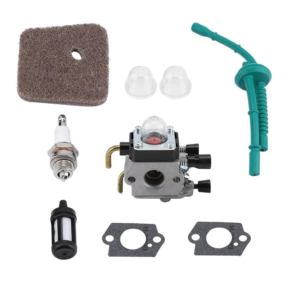 Broco Fuel Line Carburetor Kit, Carburetor Set for STIHL FS55 FS55R FS55RC FS38 KM55 HL45 KM55R String Trimmer Weed Eater Part