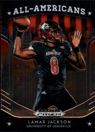 Amazon Com 2019 Panini Prizm Draft Picks 59 Lamar Jackson