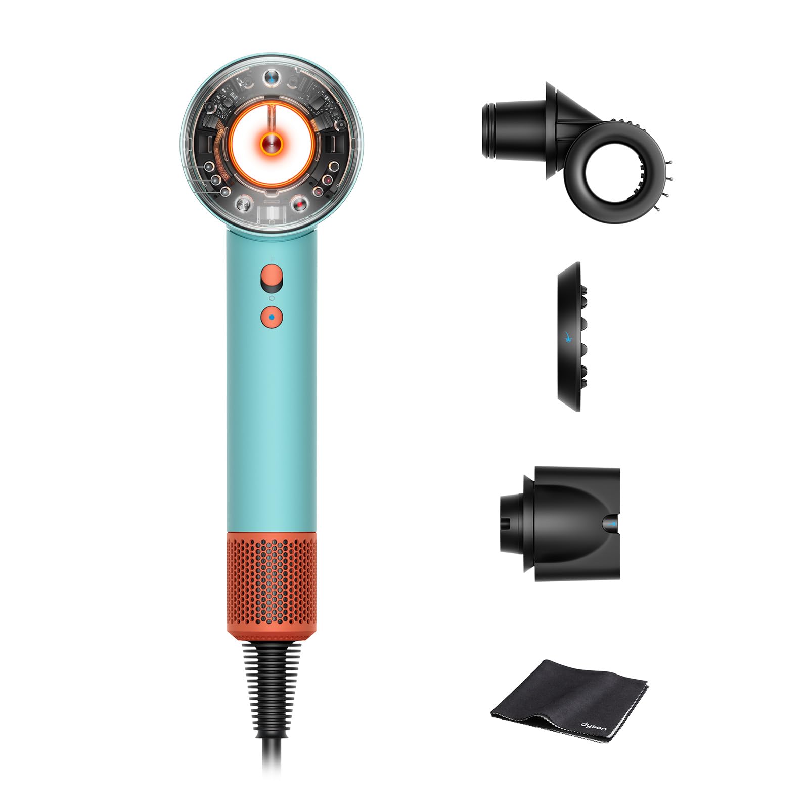 Dyson(ダイソン) ドライヤー Dyson Supersonic Nural™ Shineヘアドライヤー セラミックパティーナ／トパーズ (HD16 CPATO AM) 大風量 速乾 スカルプケア【Amazon.co.jp限定】【パワフルな風だから、低温なのに速乾】