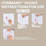 Command Small Stainless Steel Hooks 4 Hooks 5 Adhesive Strips Damage Free view 9