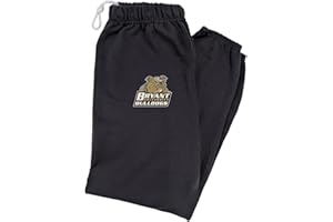LOGOVISION Mens Jogger Sweatpants Collegiate School Logo Black Collection
