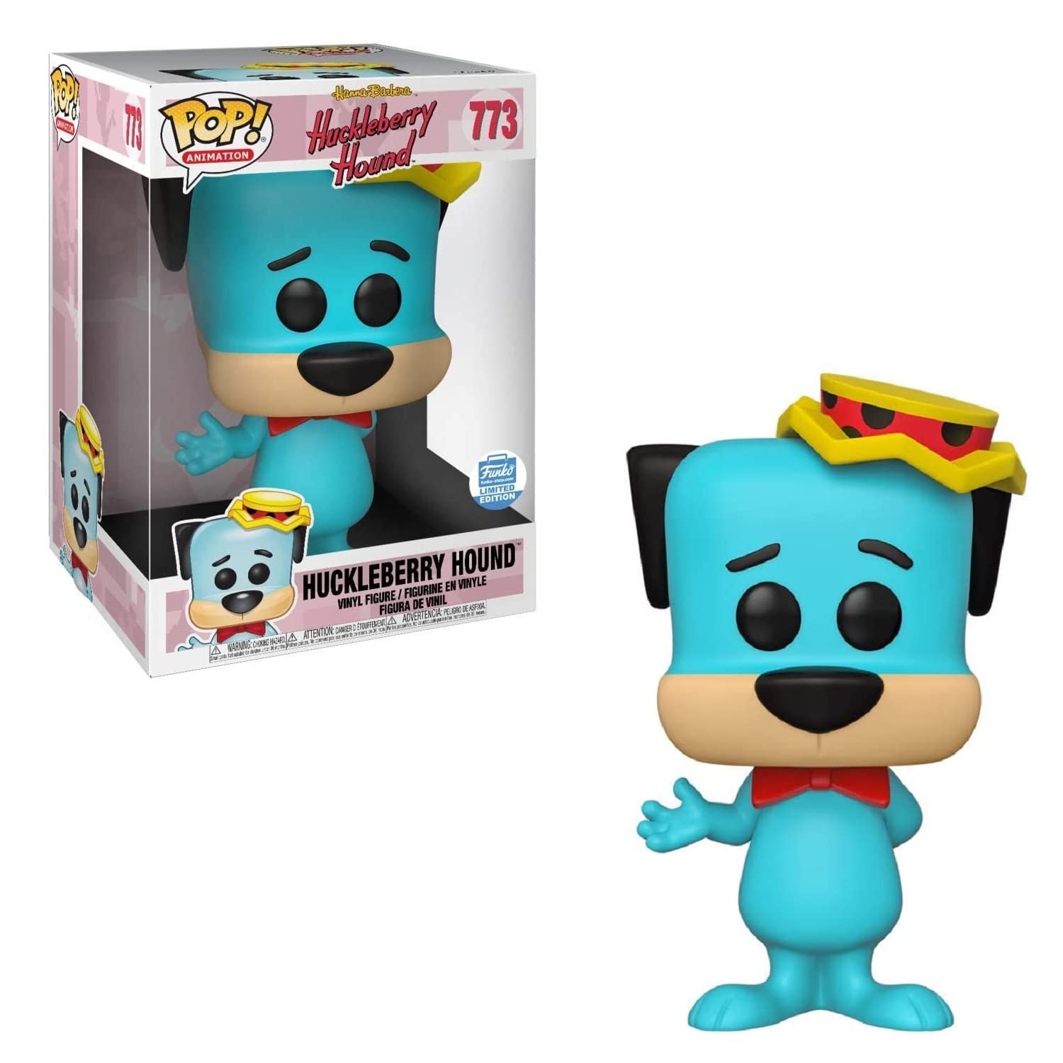 Funko 47351 Pop! Animation: Hanna Barbera - Huckleberry Hound (10 inch Exclusive) #773