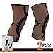 2 Pack Compression Support Sleeve Knee Brace - Relieves Meniscus / Arthritis / Joint Pain - For Running / Basketball / Sports - Stay Active During Recovery From Injury!(L)