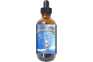 New Methylene Blue 1% Wtih Colloidal Silver Angels Lab |USP-Grade Methylthioninium Chloride Liquid | High Purity Dietary Supplement for Brain Function & Cognitive Health |4 oz Glass Dropper Bottle…
