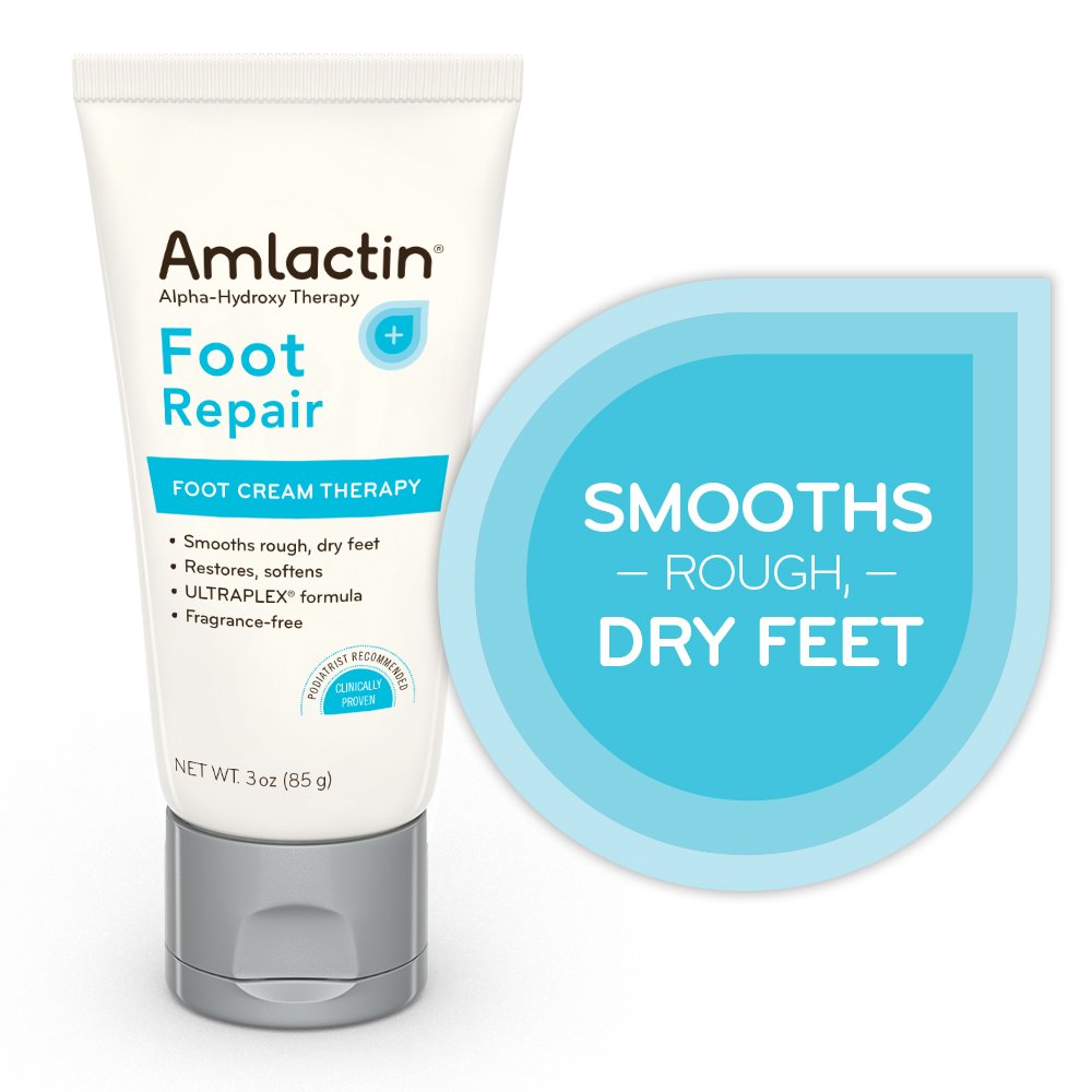 AmLactin Foot Repair Foot Cream Therapy Smooths Rough, Dry Feet