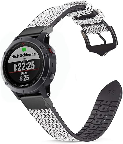 garmin fenix 5x plus sapphire black rubber strap