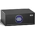 XDeer HS300 Hotel Safe 1.39 Cubic Feet Home Safe Personal Document Safe Steel Security Safe Box With Hotel-Style Digital Electronic Lock- Black