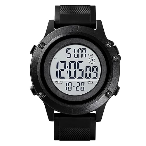 CKE Men's Digital Sports Watch Large Face Military Waterproof