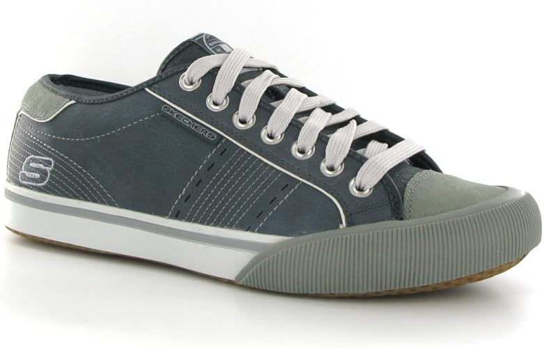 Amazon.com | Skechers Strand North Beach Navy Grey Mens Trainers Size 10 US | Shoes