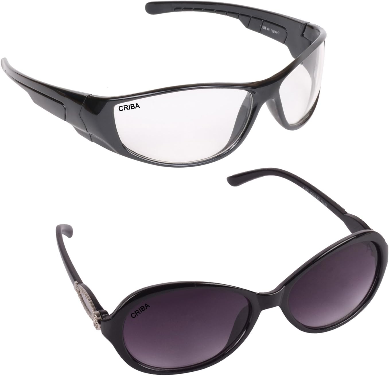 Criba Gradient Aviator Unisex Sunglasses - (ldy grey+nd wt_CRLK|40|White Color Lens)