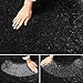 LOCHAS Luxury Round Fluffy Area Rugs for Bedroom Kids Girls Room Nursery, Super Soft Circle Rug, Cute Shaggy Carpet for Children Living Room, 4x4 Feet Black