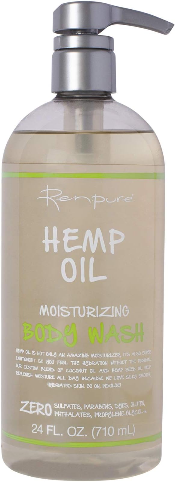 Renpure Originals hemp oil body wash, 24 Ounce Health