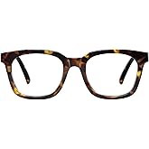 Jectieey Blue Light Blocking Glasses for Women Men,Oversize Fashion Squre Anti Eyestrain Glasses for Computer Gaming/TV