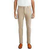 Rhone Men's Slim Commuter Pants, Khaki, 34